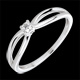 regalos  mujer Anillo Solitario Ella oro blanco y diamante