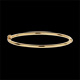 venta en l�nea Pulsera junco cl�sico 3mm oro amarillo