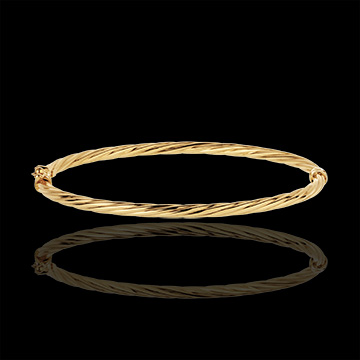 venta en l�nea Pulsera junco trenzado 3mm oro amarillo