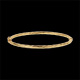 compra Pulsera junco trenzado 3mm oro amarillo