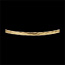 mujer Pulsera junco trenzado 3mm oro amarillo