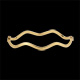 venta en l�nea Pulsera junco ondulada 3mm oro amarillo
