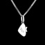 regalo mujer pescado ch�ri - talla adulto - oro blanco