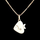 mujer pescado ch�ri - talla adulto - oro amarillo