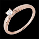 regalos  mujer Solitario ca�a oro rosa 