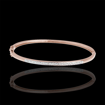 regalos  mujer Junco diorami pasador diamantes  - oro rosa - 11 diamantes