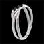 regalo mujer Anillo Triolog�a aros diamantes negros