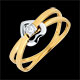 ventas en l�nea Anillo Coraz�n entrelazado