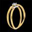regalo mujer Anillo Coraz�n entrelazado