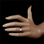 ventas Anillo Triple vuelta oro rosa oro blanco