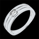 venta Anillo Triple vuelta oro blanco 