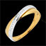 bodas Anillo volat�n dobles sortijas dos oros