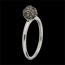 comprar en l�nea Anillo bola oro blanco y cuarzo fum�