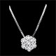 ventas on line Collar Copo de nieve eterno - 7 diamantes