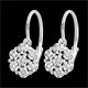ventas en l�nea Pendientes Copo de nieve eterno- 14 diamantes