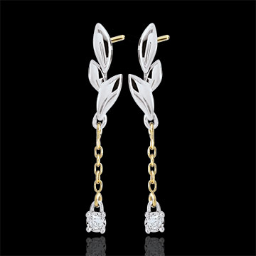 regalos mujer Pendientes Brisa ligera - dos oros