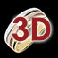 plater�a Anillo Triolog�a Trinidad - 3 oros - 3 diamantes