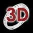 joya en oro   Alianza oro blanco semi empedrado - engaste ra�l  - 0.25 quilates - 10 diamantes