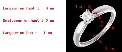 comprar en l�nea Solitario ca�a oro blanco   - 0.21 quilates