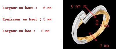 venta en l�nea Solitario mecano oro amarillo-oro blanco