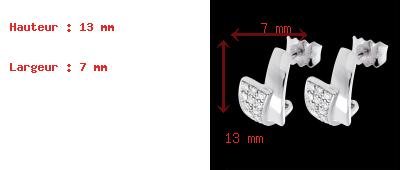 ventas Pendientes tr�pico oro blanco empedrados - 24 diamantes