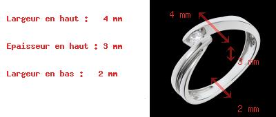 comprar Anillo Solitario oro blanco ondina