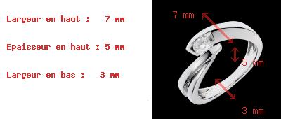 comprar on line Anillo Solitario oro blanco ondina