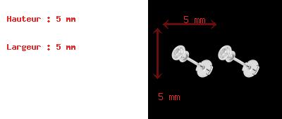 ventas on line Pendientes mu�eca Solitario oro blanco