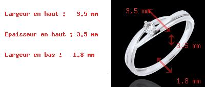 compra en l�nea Anillo Dova Solitario diamante oro blanco
